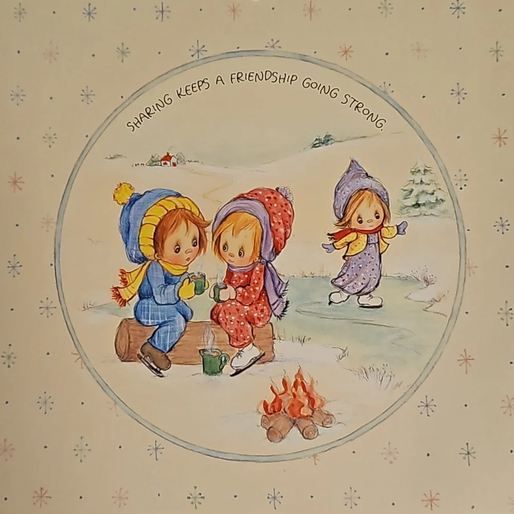 The Betsey Clark Friendship Calendar 1995 UNUSED frame the art HALLMARK Vtg.